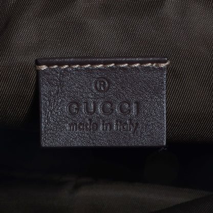 Gucci Monogram Strap Cosmetic Case Brown 6 of 7