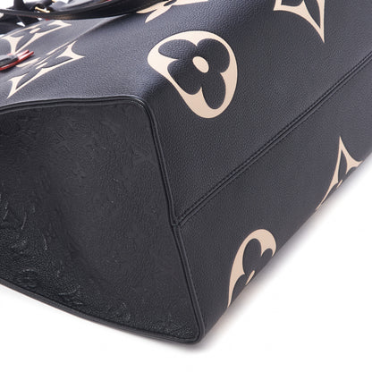 Louis Vuitton Empreinte Monogram Giant Crafty Onthego GM Black Creme 9 of 9