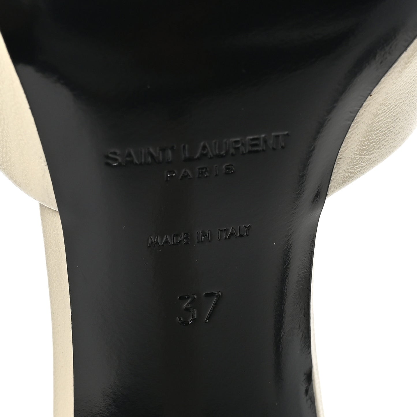 Calfskin New Belfagor 95mm Mules 37 Pearl