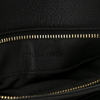 Gucci Roxy Calfskin Studded Medium Blondie Shoulder Flap Bag Black 7 of 11