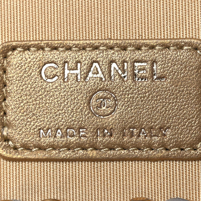 Chanel Lambskin Quilted Small Pearl Crush Vanity Case With Chain Grey 6 of 13