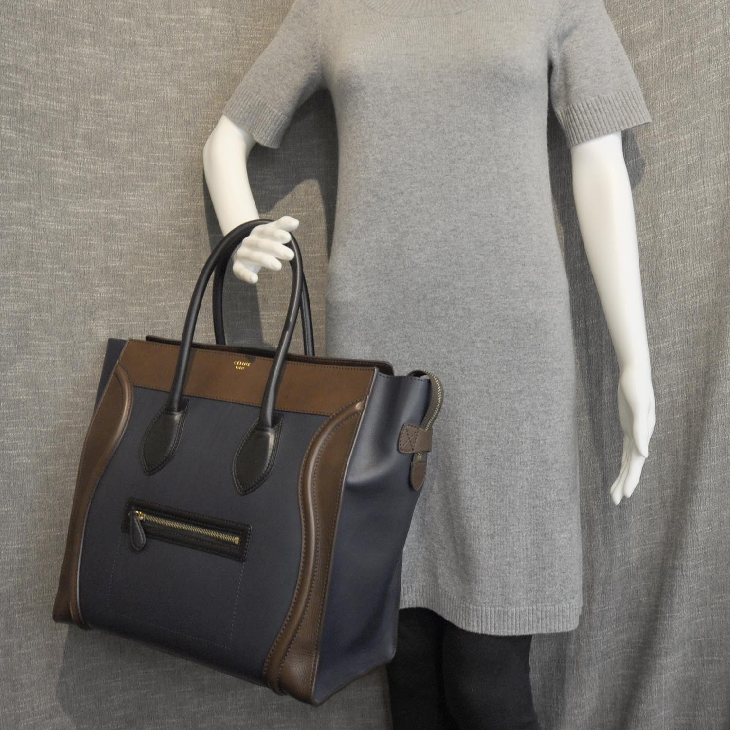 Celine Smooth Calfskin Medium Tri-Color Luggage 2 of 11