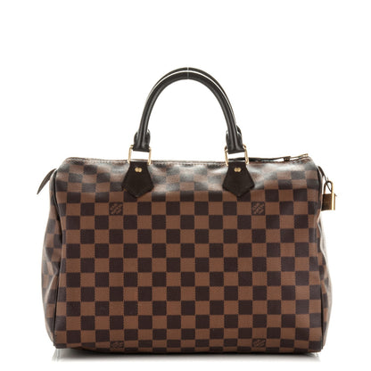 Louis Vuitton Damier Ebene Speedy 30 1 of 8