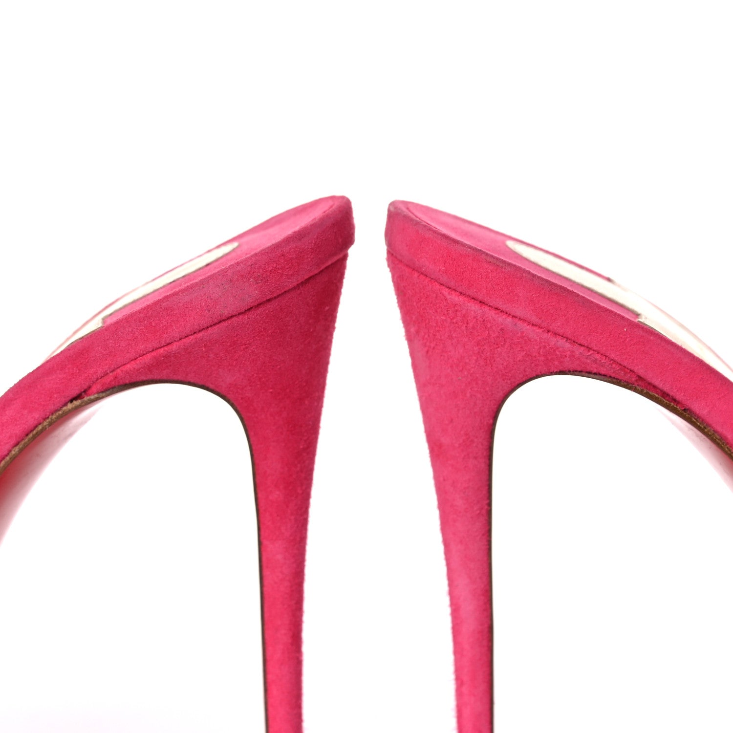 Christian Louboutin Suede Pigamule 120 Slide Sandals 38 Bangal Rose 10 of 12