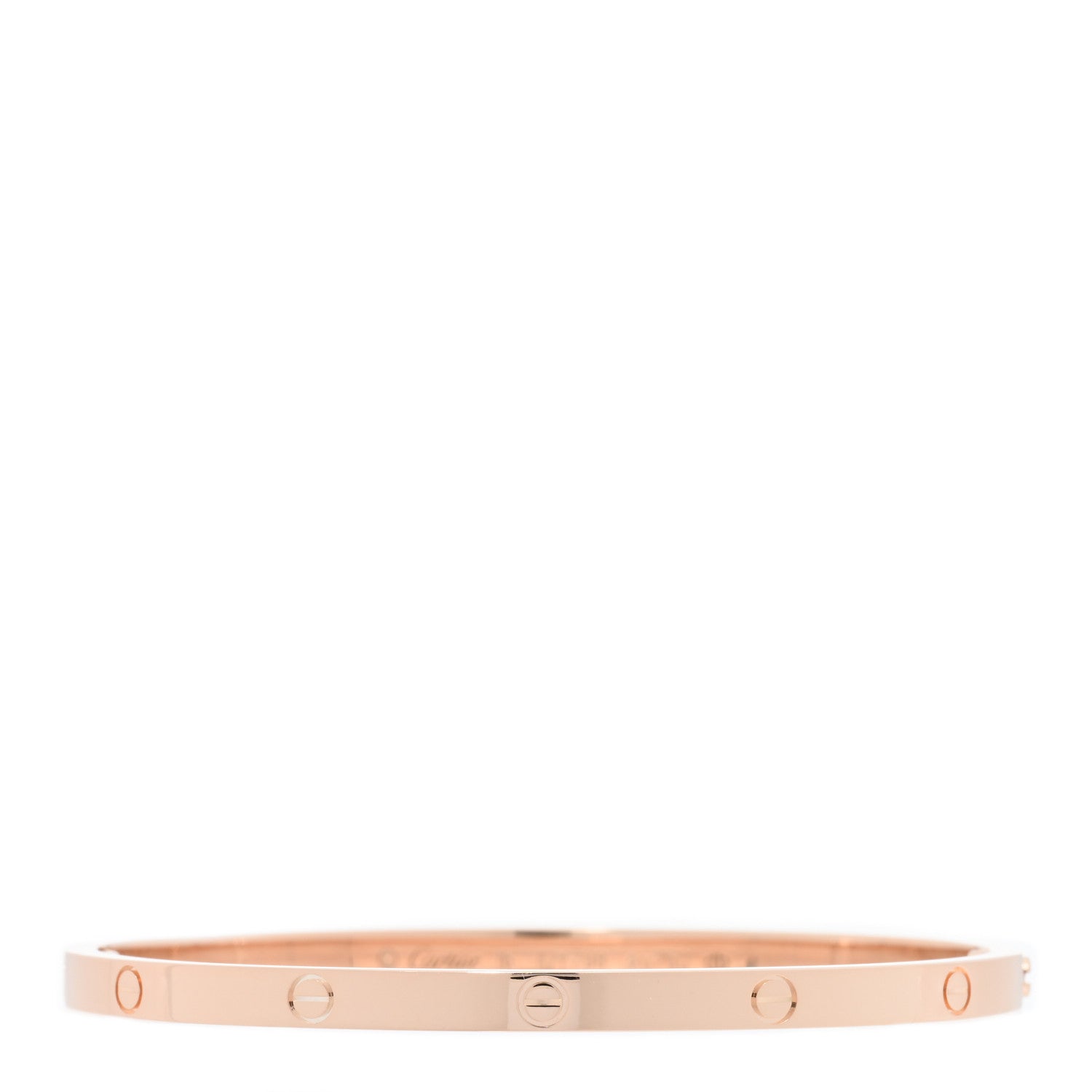 Cartier 18K Pink Gold Small LOVE Bracelet 16 1 of 5