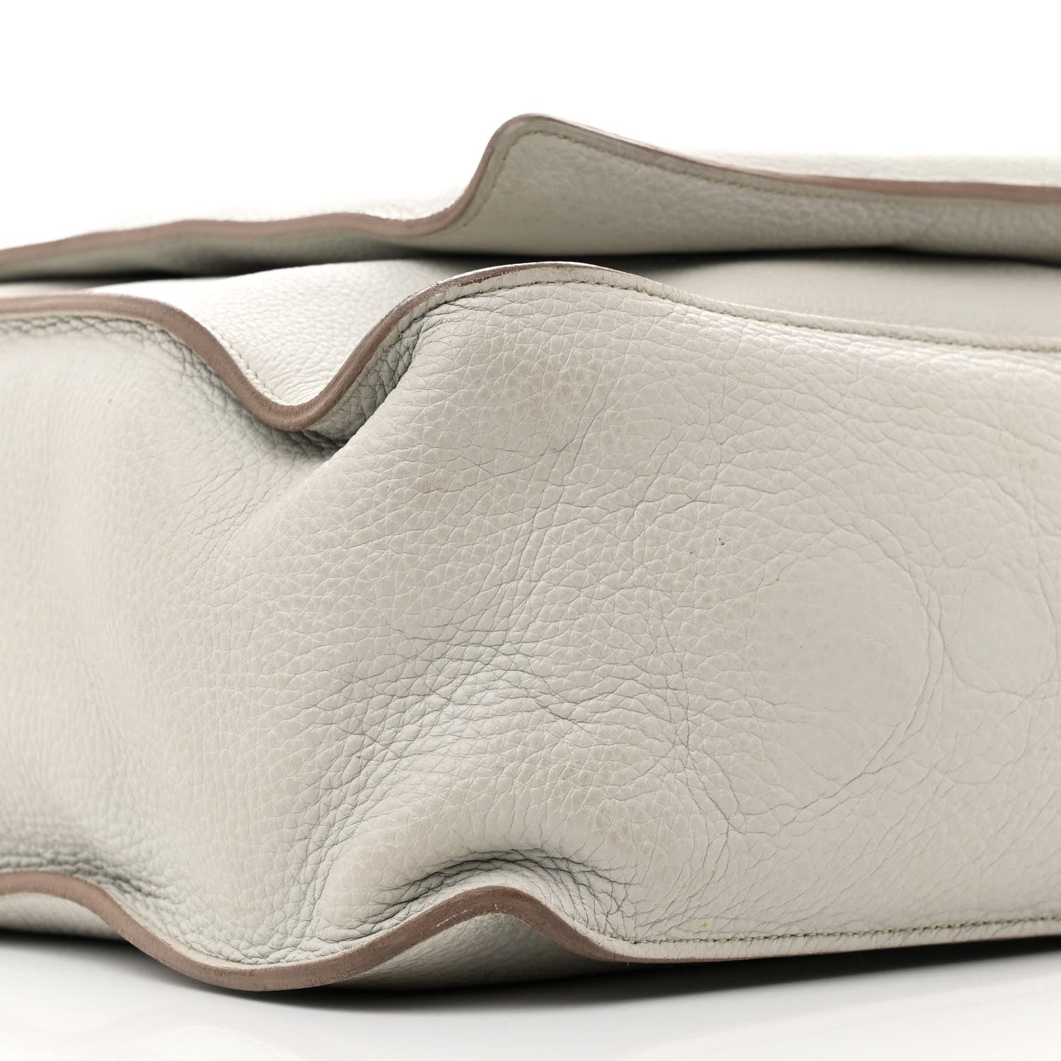 Hermes Taurillon Clemence Marwari GM Gris Perle 8 of 12
