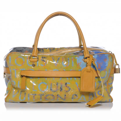 Louis Vuitton Monogram Pulp Defile Weekender PM Yellow 1 of 7