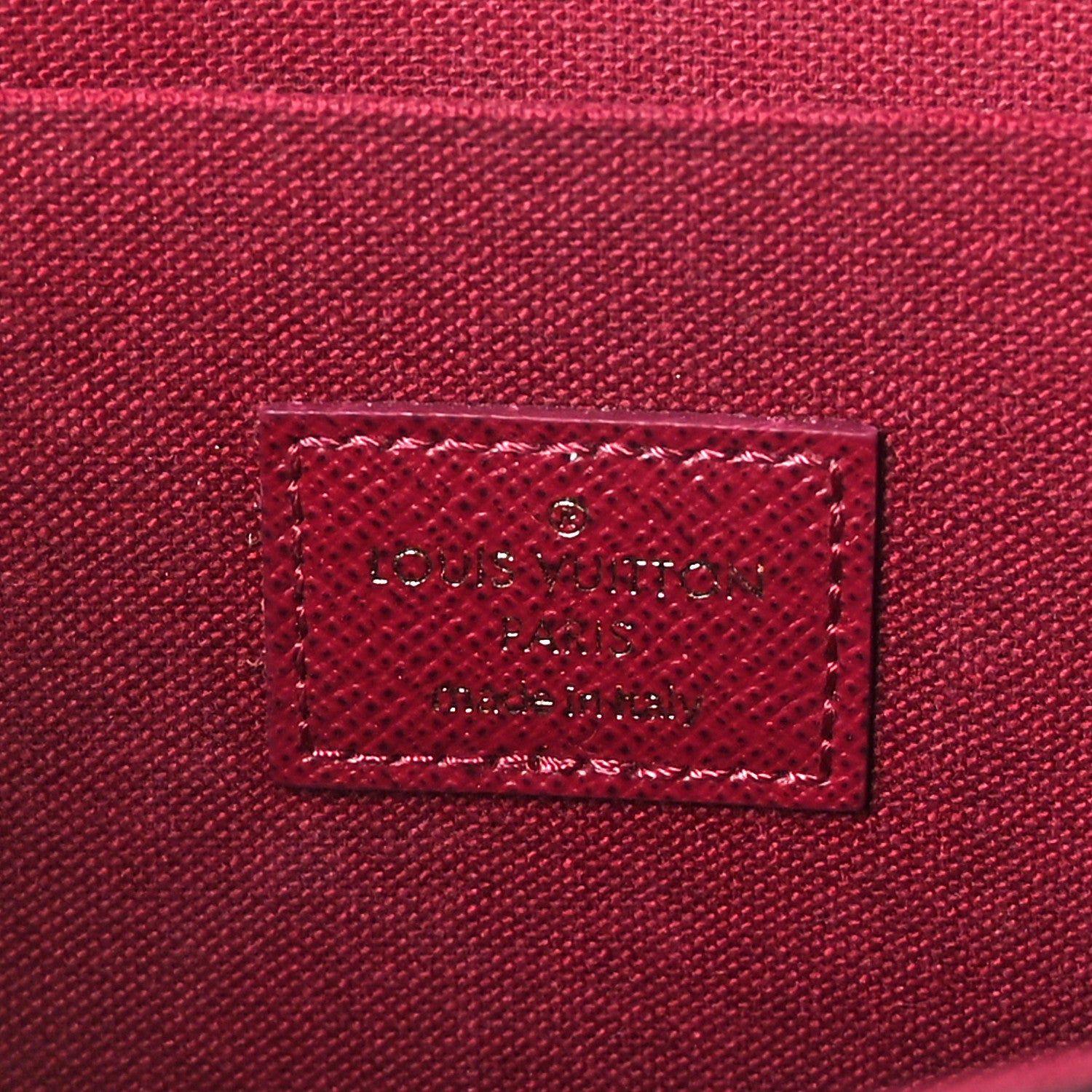 Louis Vuitton Monogram Pochette Felicie Chain Wallet Fuchsia 7 of 9