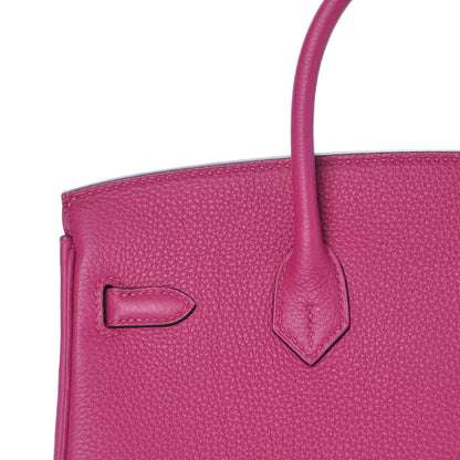 Hermes Togo Birkin 25 Rose Pourpre 21 of 35