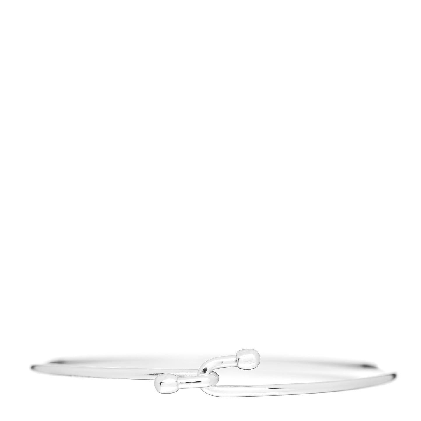 Sterling Silver Hook Bangle Bracelet