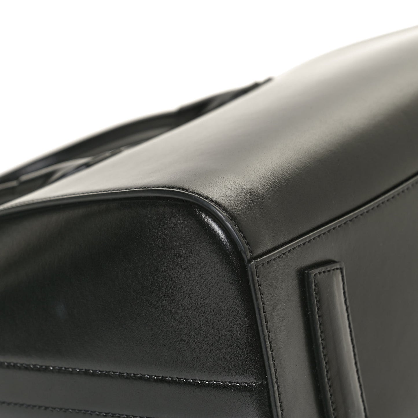 Shiny Lord Calfskin Small Antigona Black