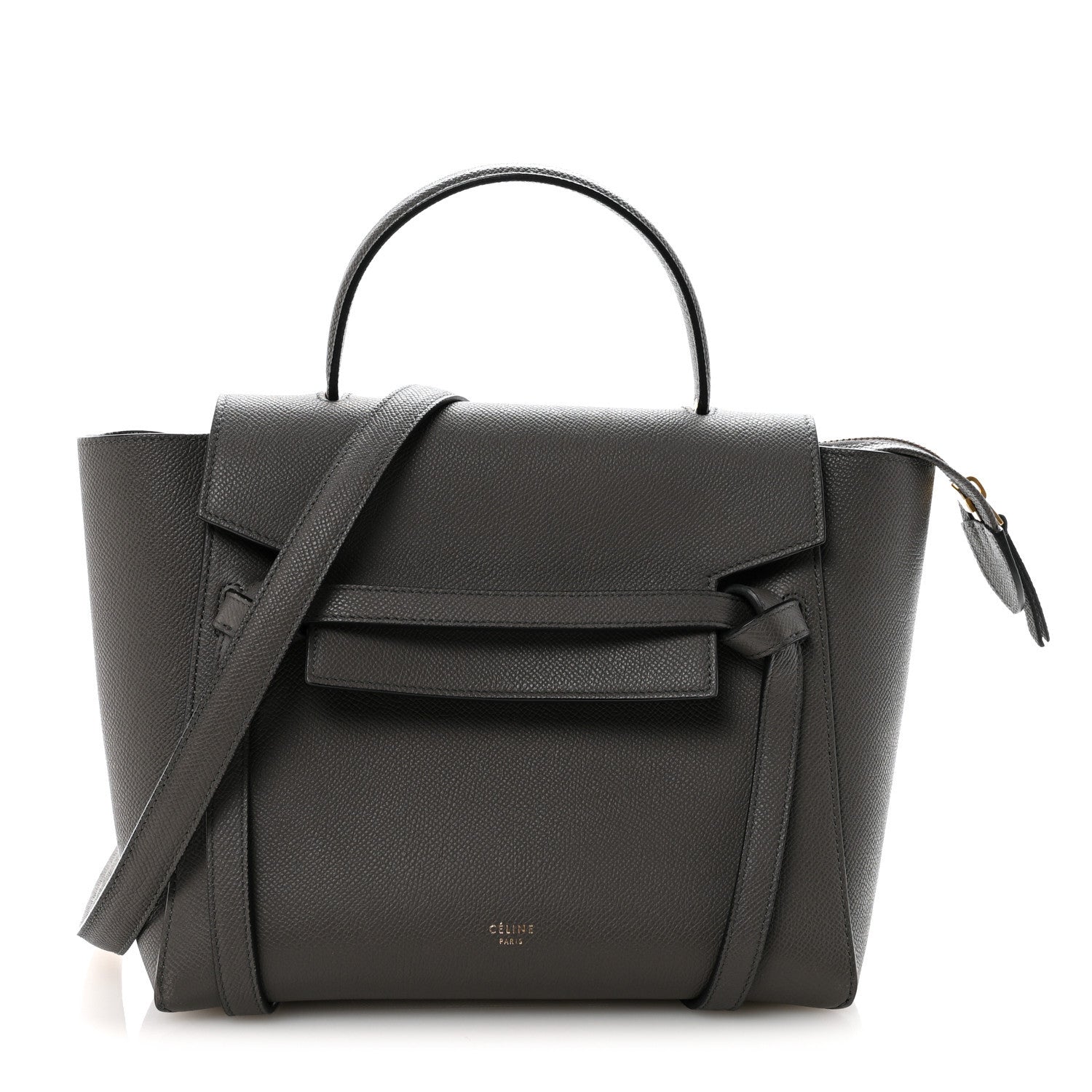 Celine Baby Grained Calfskin Micro Belt Bag Grey 1 of 10