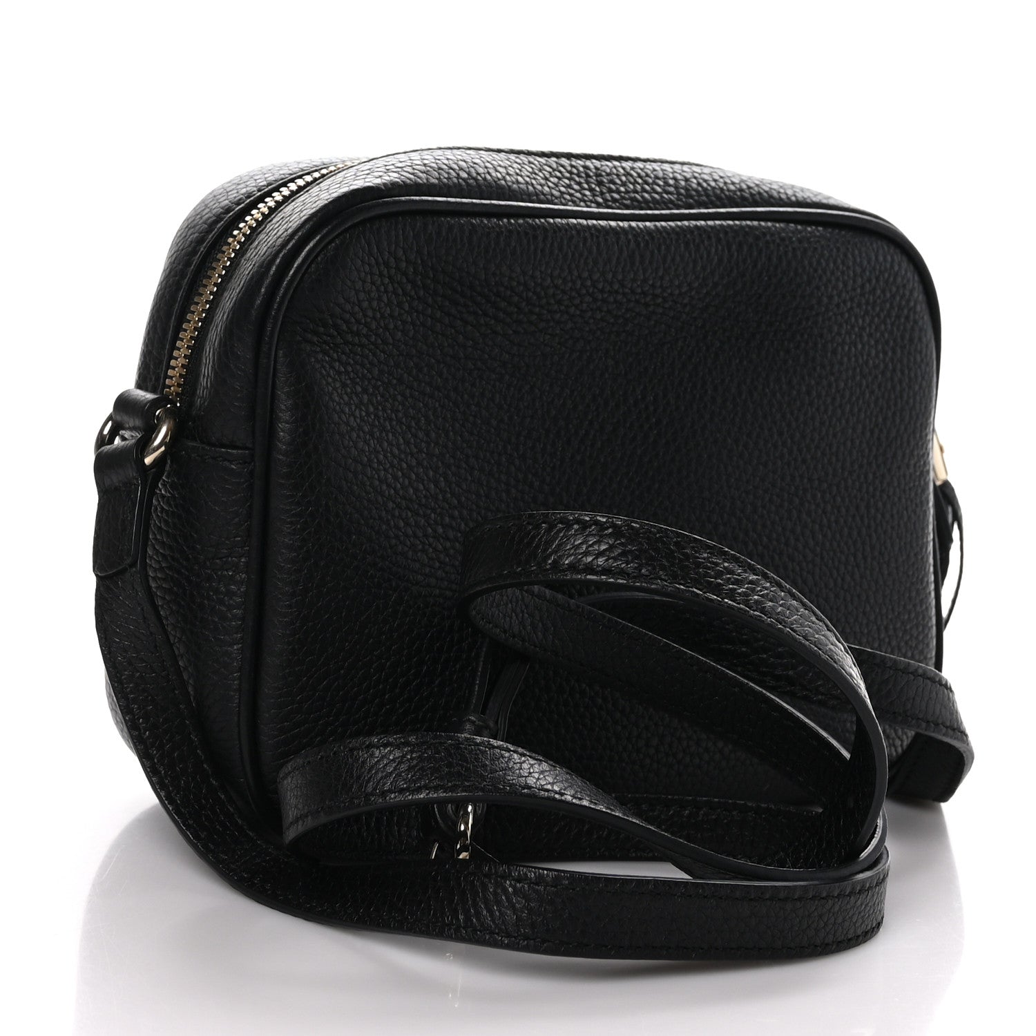 Gucci Pebbled Calfskin Small Soho Disco Bag Black 3 of 9