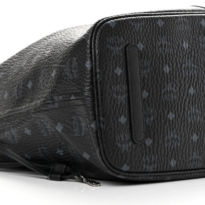 MCM Visetos Large Liz Reversible Shopper Tote Black 12 of 13