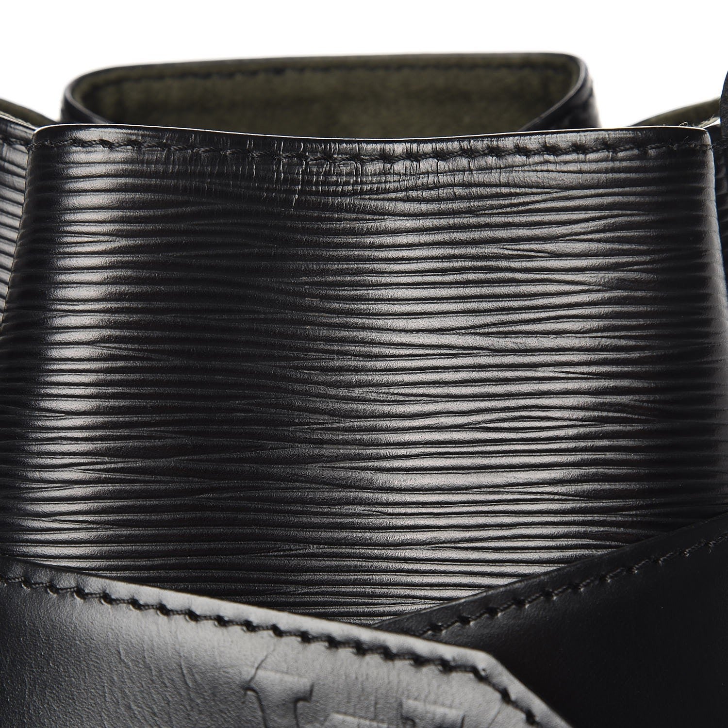 Louis Vuitton Epi Sac D'Epaule Black 7 of 8