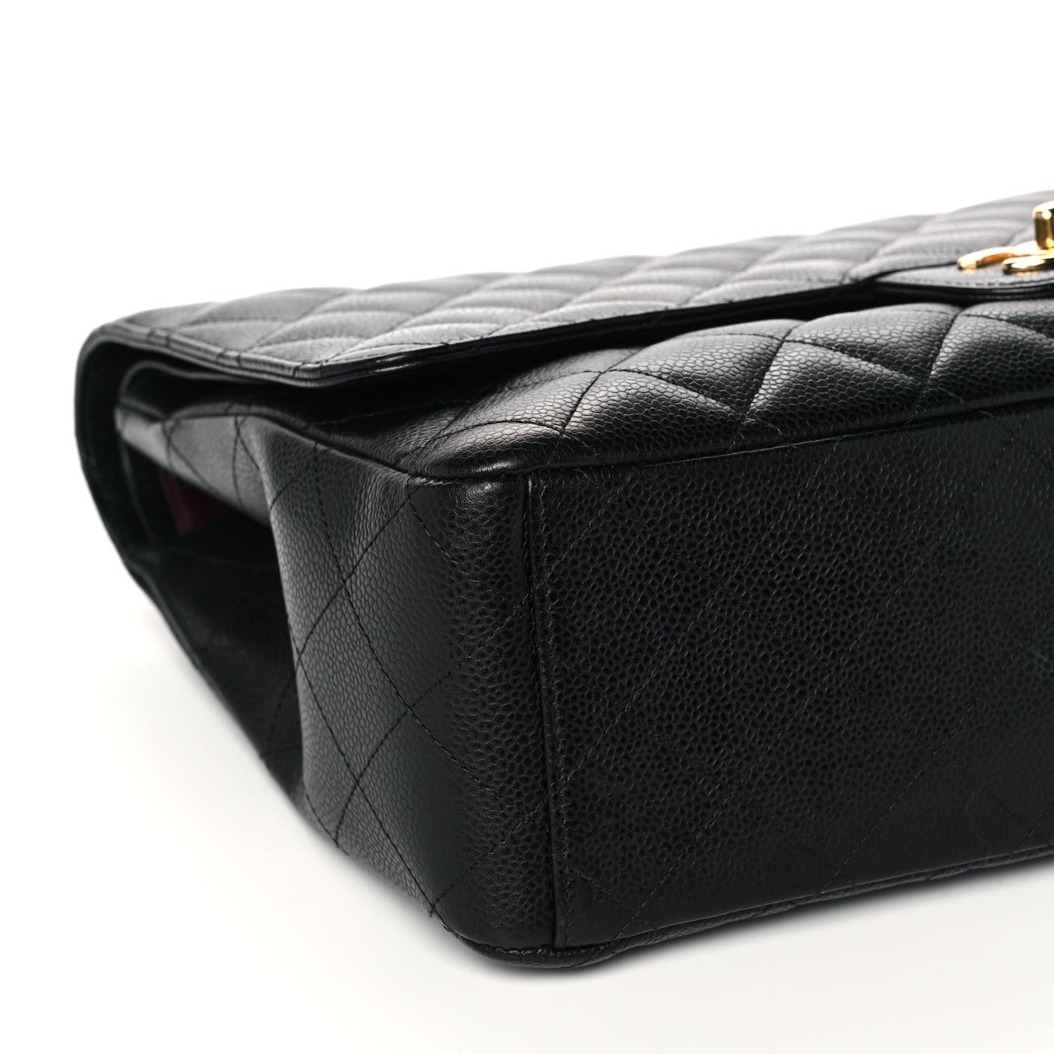 Chanel Caviar Quilted Maxi Double Flap Black 9 of 15