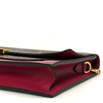 Louis Vuitton Monogram Flore Chain Wallet Fuchsia 9 of 9