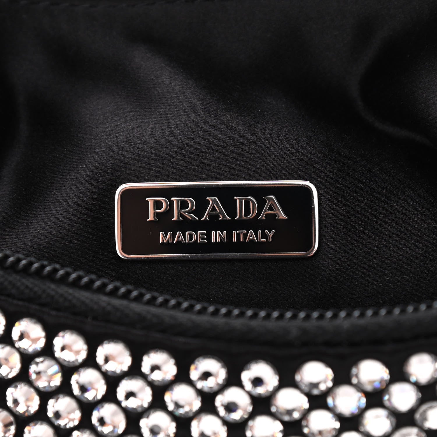 Prada Satin Crystal Mini Re-Edition 2000 Bag Cristal 6 of 9