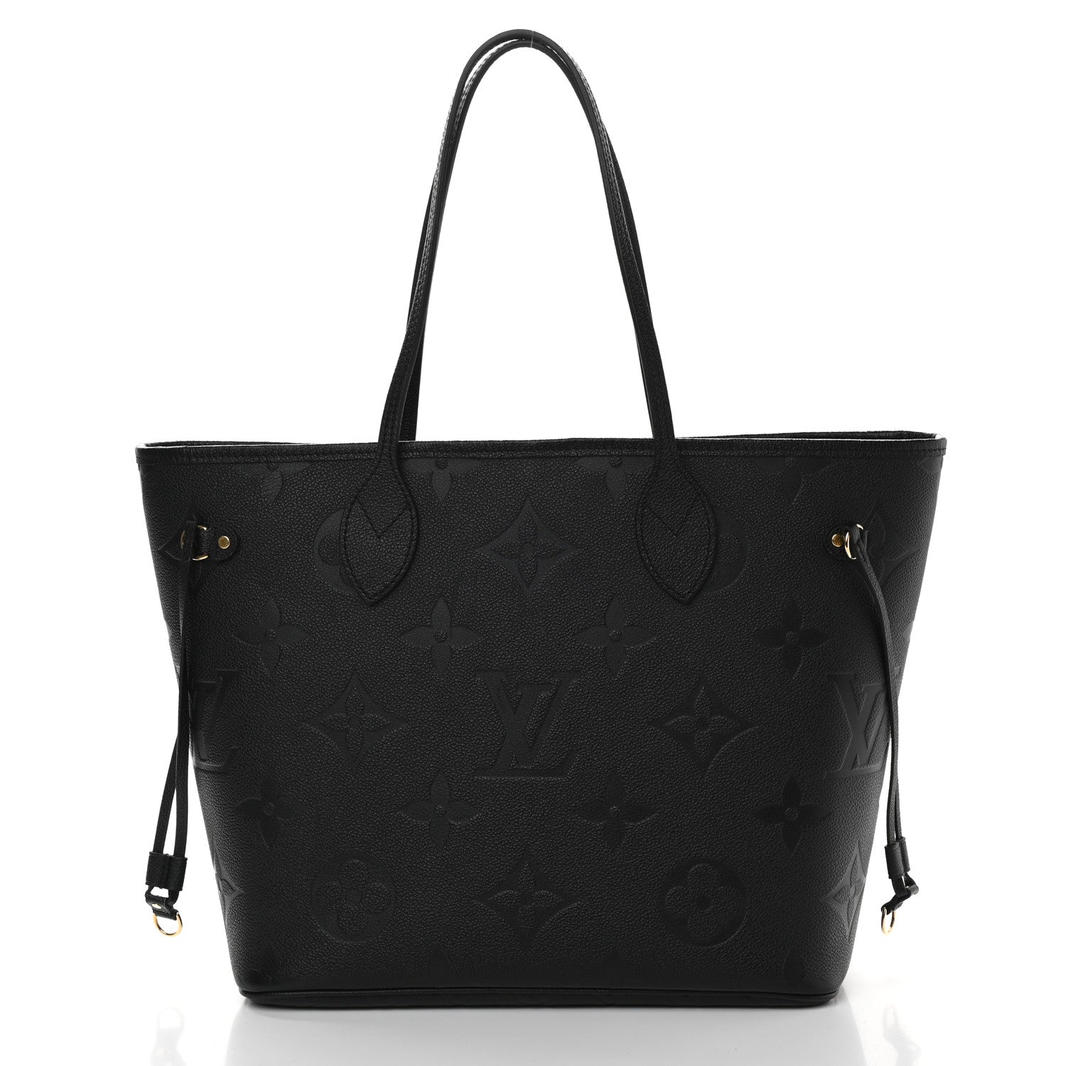 Louis Vuitton Empreinte Monogram Giant Neverfull MM Black 3 of 9