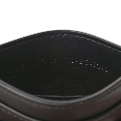 Christian Dior HOMME Calfskin Perforated Card Holder Black 6 of 6