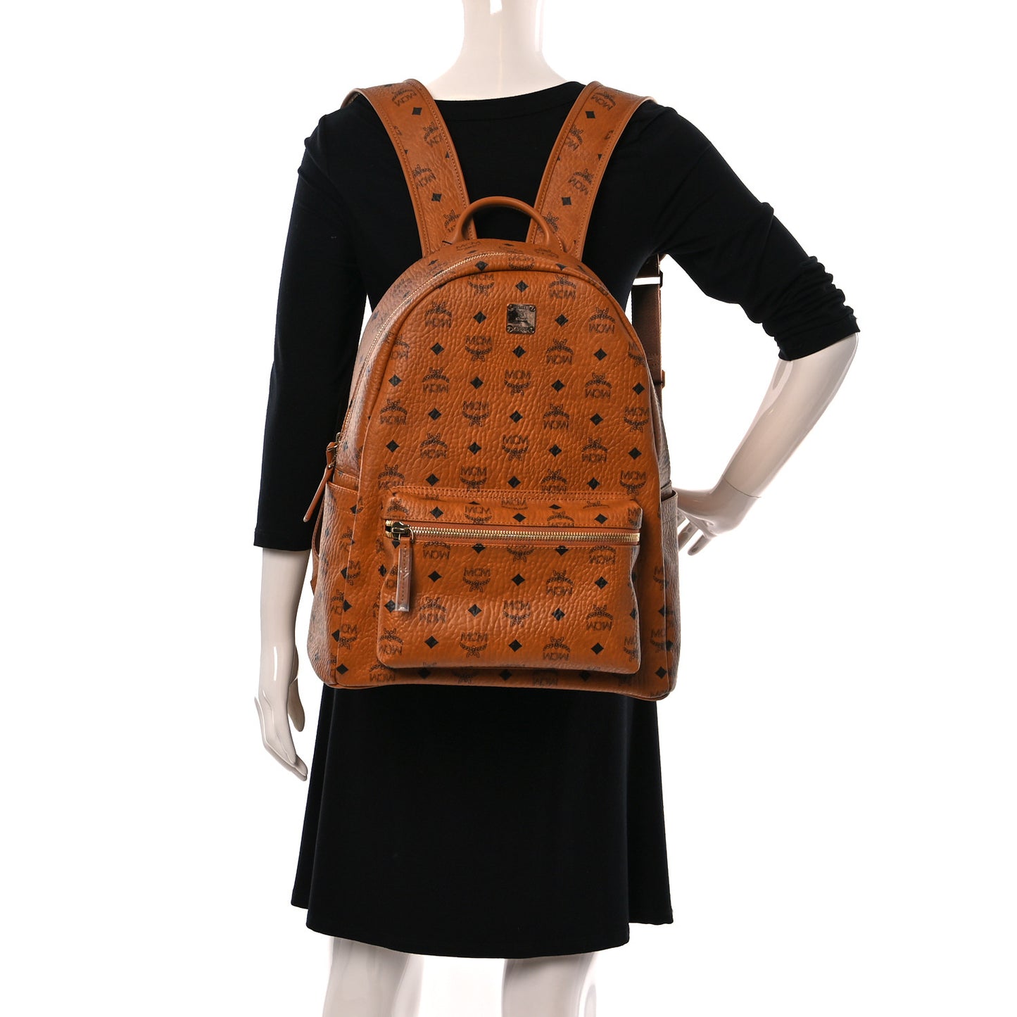 Visetos Medium Stark Backpack Cognac