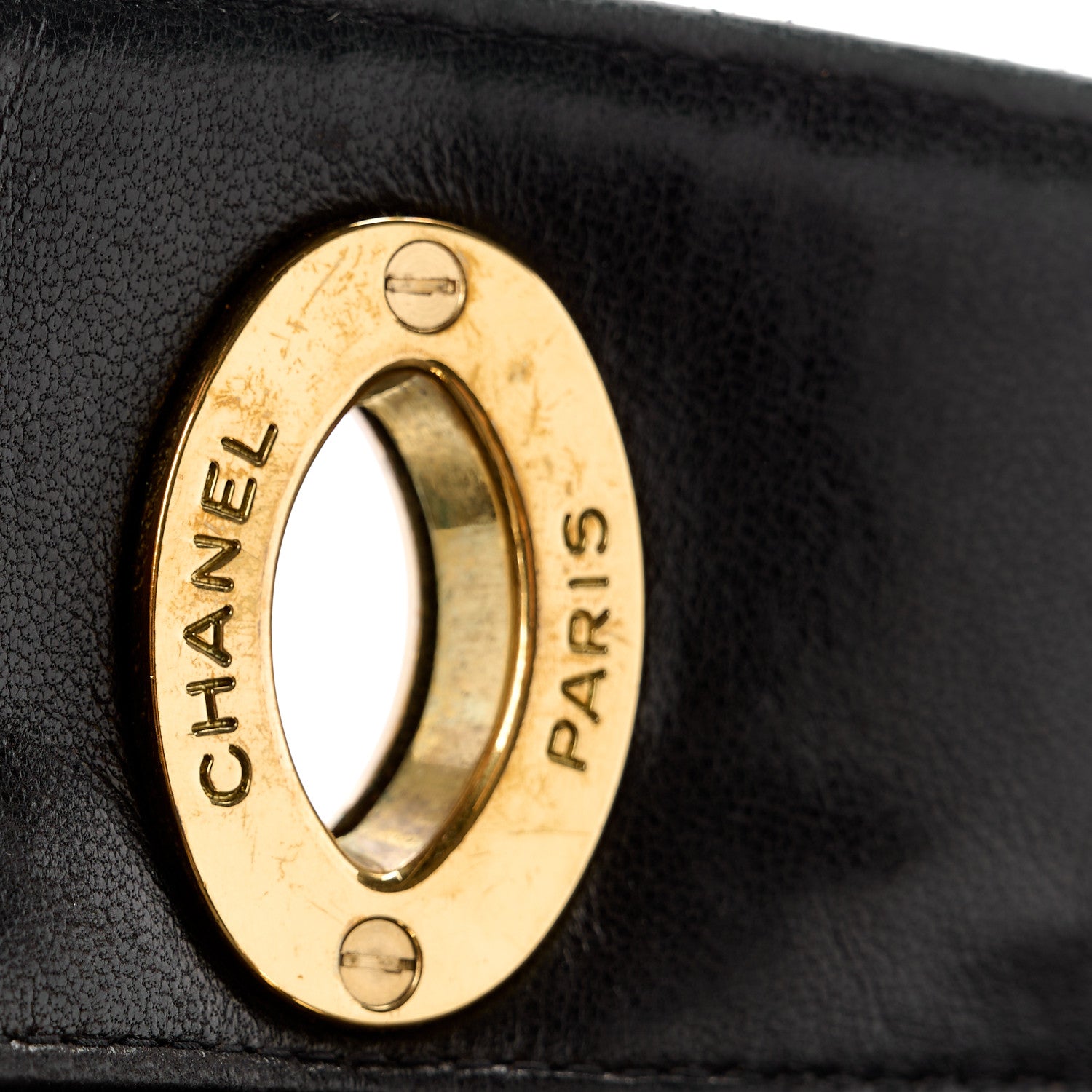 Chanel Lambskin Quilted CC Shoulder Bag Black 8 of 12