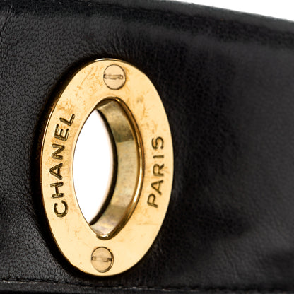 Chanel Lambskin Quilted CC Shoulder Bag Black 8 of 12