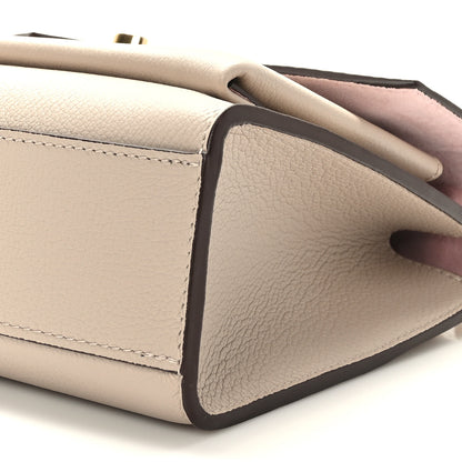 Louis Vuitton Soft Calfskin Mylockme Chain Bag BB Greige 8 of 8