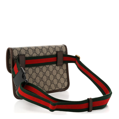 Gucci GG Supreme Monogram Neo Vintage Web Belt Bag Brown 2 of 9