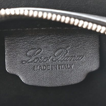 Loro Piana Smooth Calfskin Sesia Crossbody Black 6 of 9