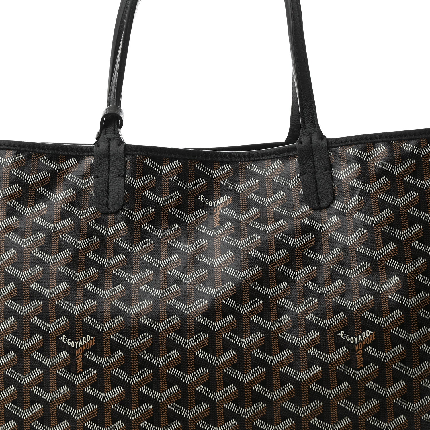 Goyard Goyardine Saint Louis PM Black 7 of 9