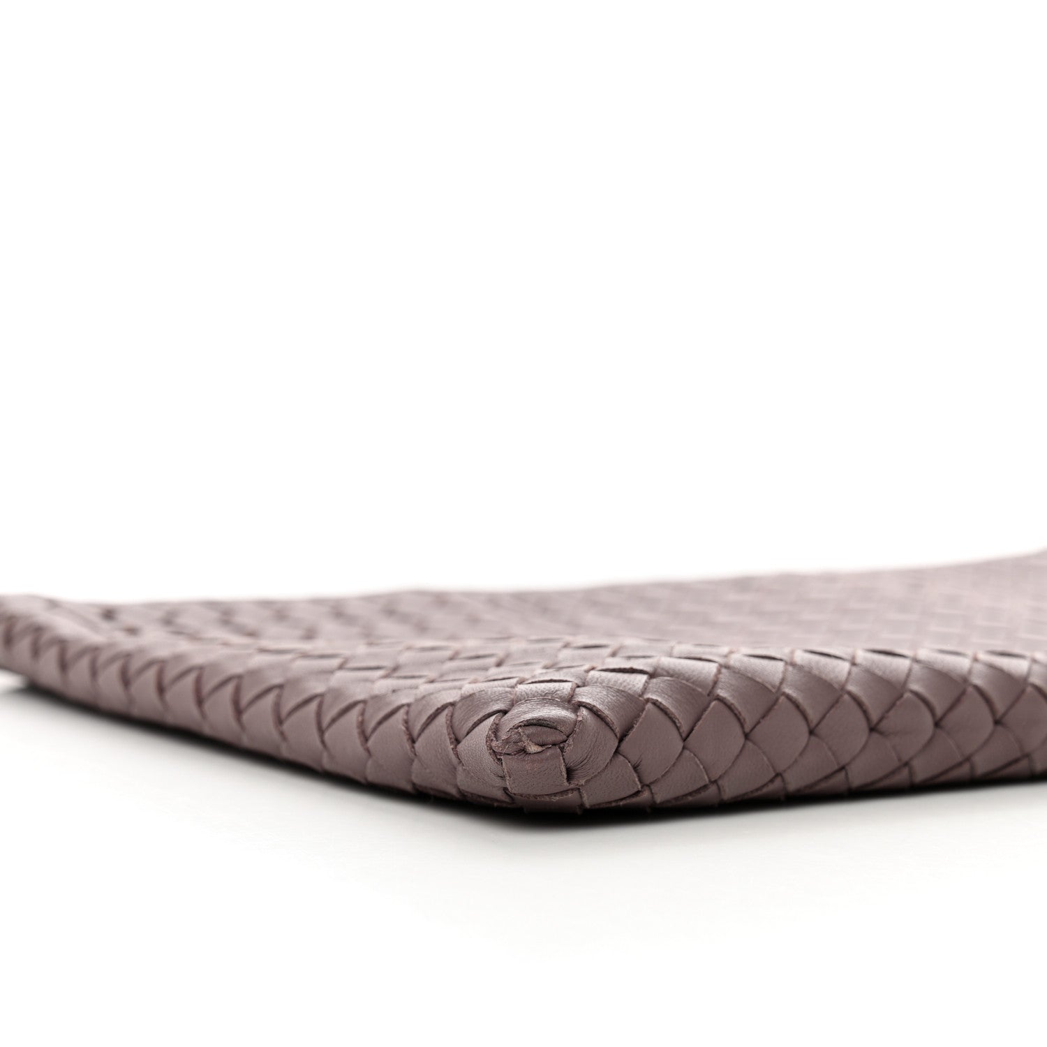 Bottega Veneta Nappa Intrecciato Large Flat Zip Billetto Pouch Brown 8 of 8