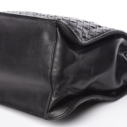 Bottega Veneta Nappa Intrecciato Shoulder Bag Black 12 of 12
