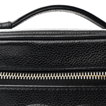 Chanel Caviar Vanity Cosmetic Case Black 9 of 11