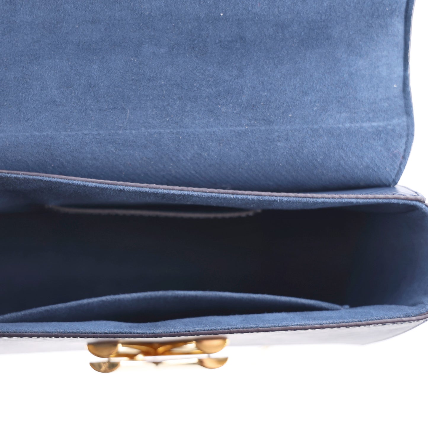 Epi Twist Shoulder Bag MM Indigo