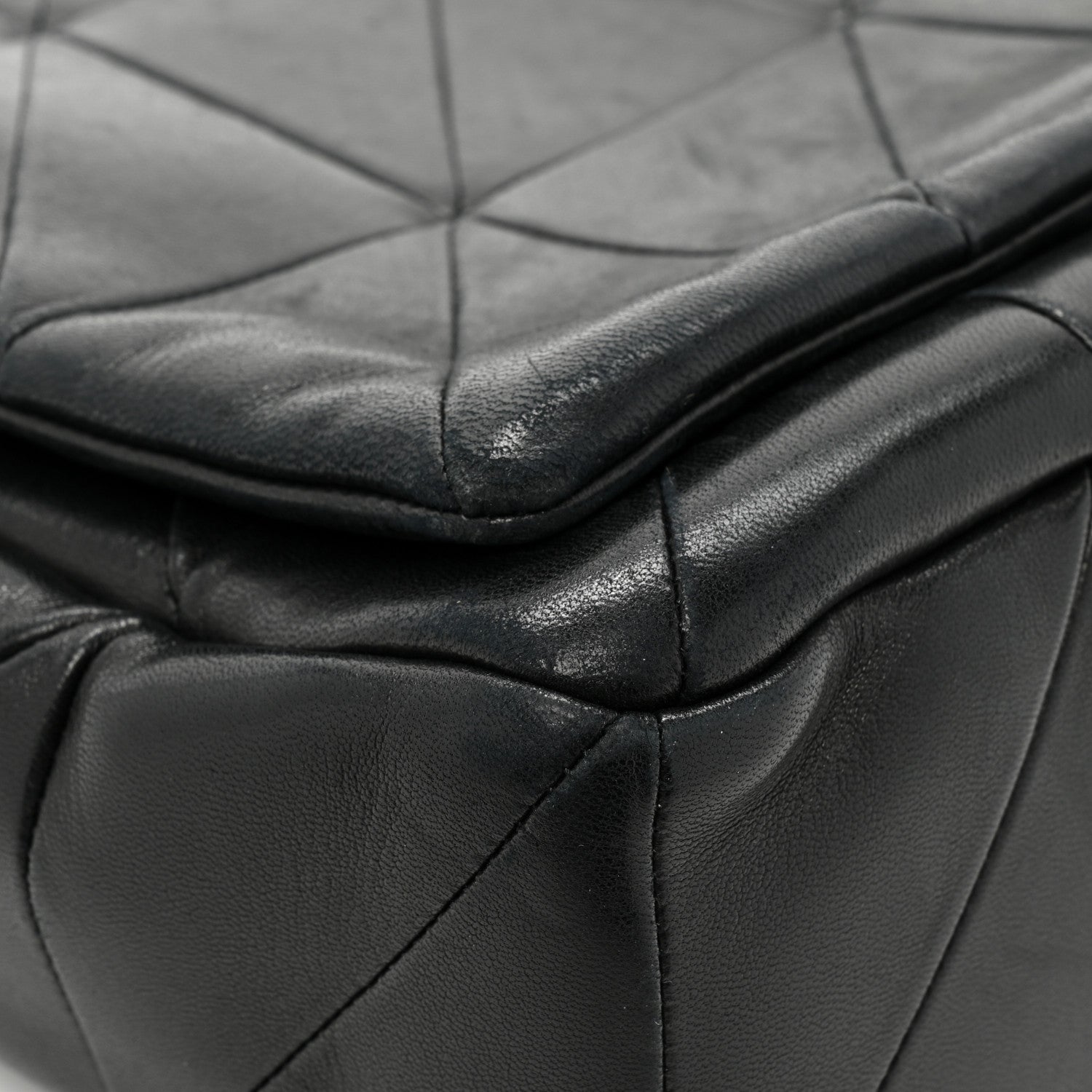 Saint Laurent Lambskin Patchwork Monogram Large Jamie Black 10 of 16