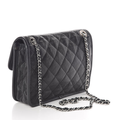 Chanel Caviar Quilted Mini French Riviera Flap Black 3 of 9