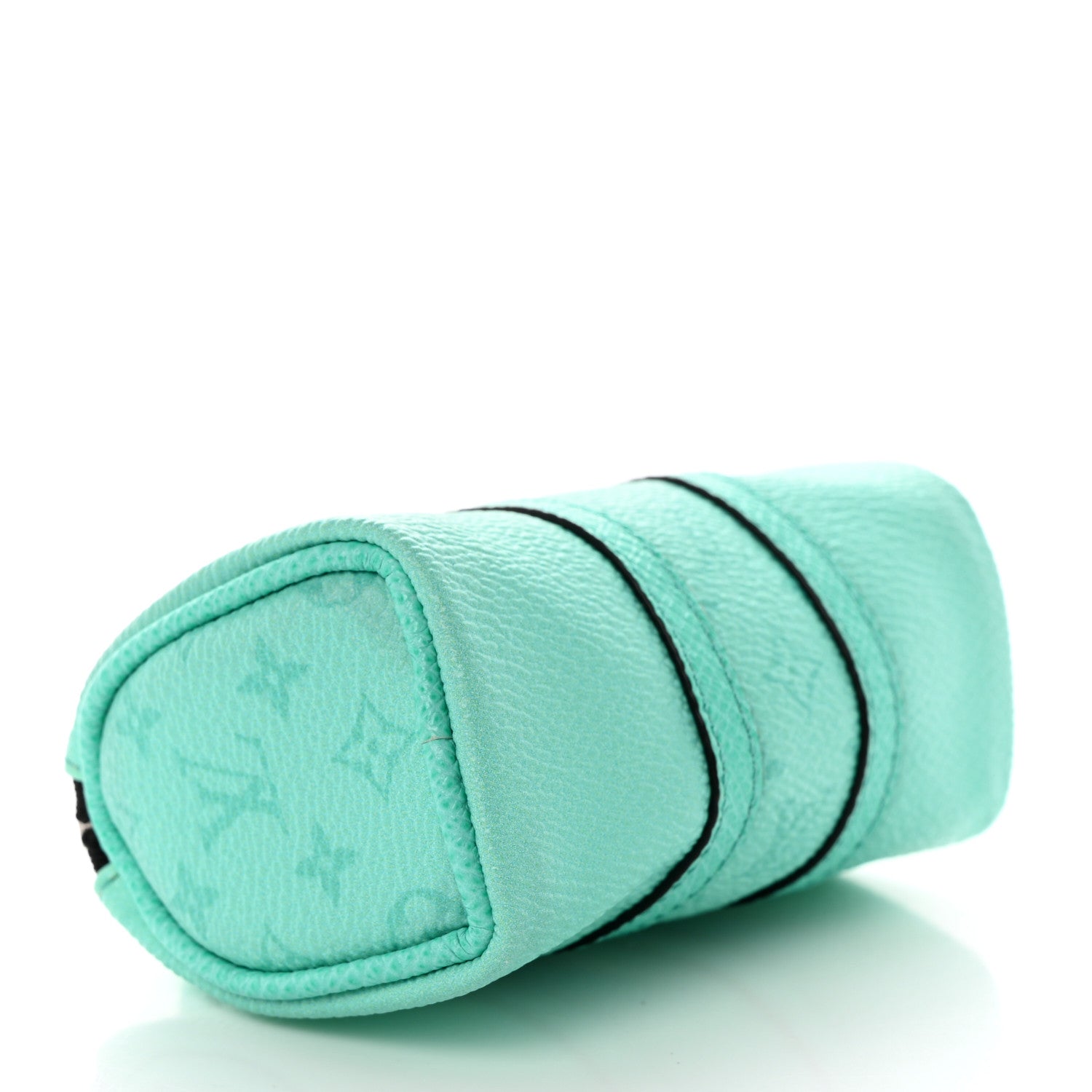 Louis Vuitton Monogram Mini Keepall Bag Charm Key Holder Turquoise 4 of 7