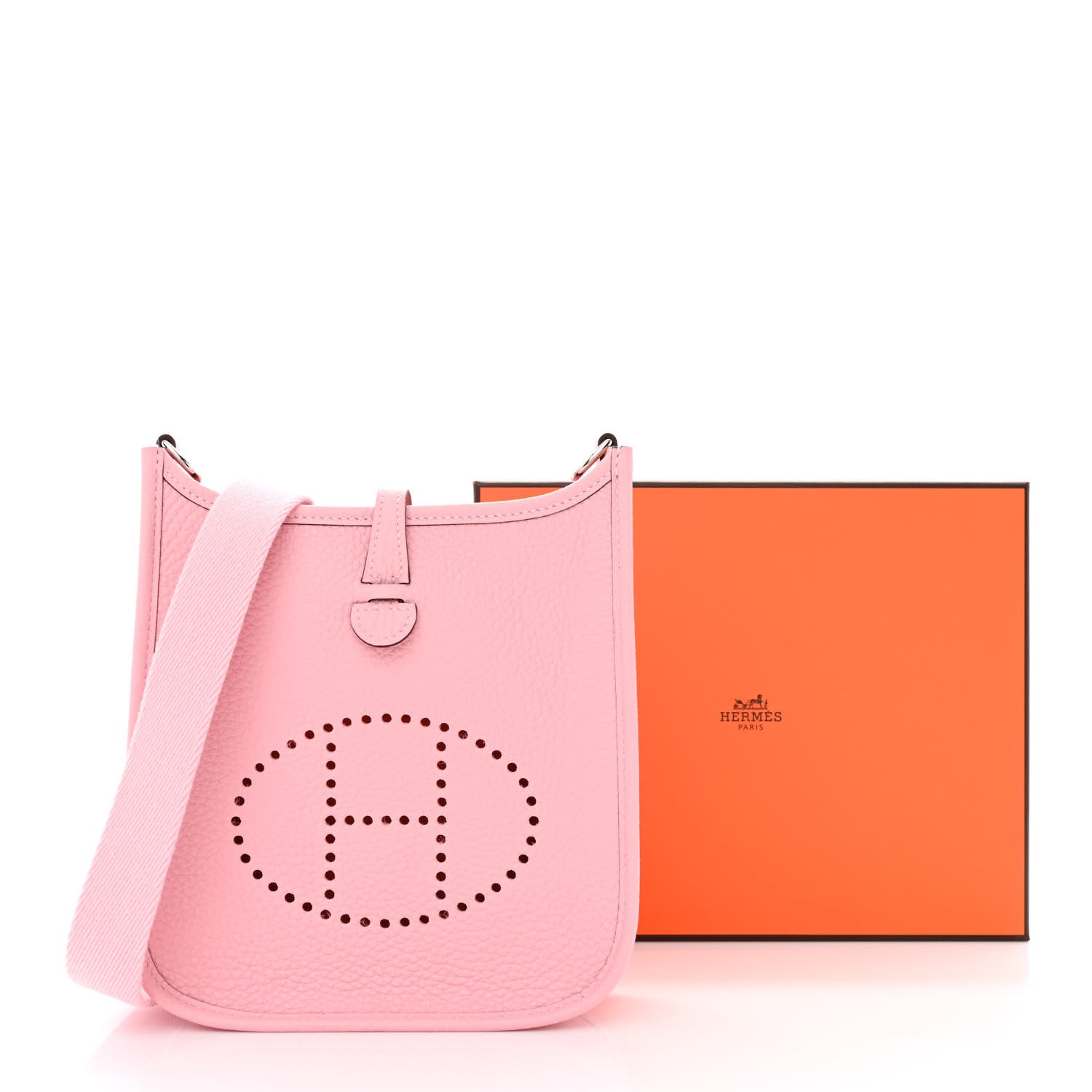 Hermes Taurillon Clemence Evelyne TPM Rose Sakura 12 of 12