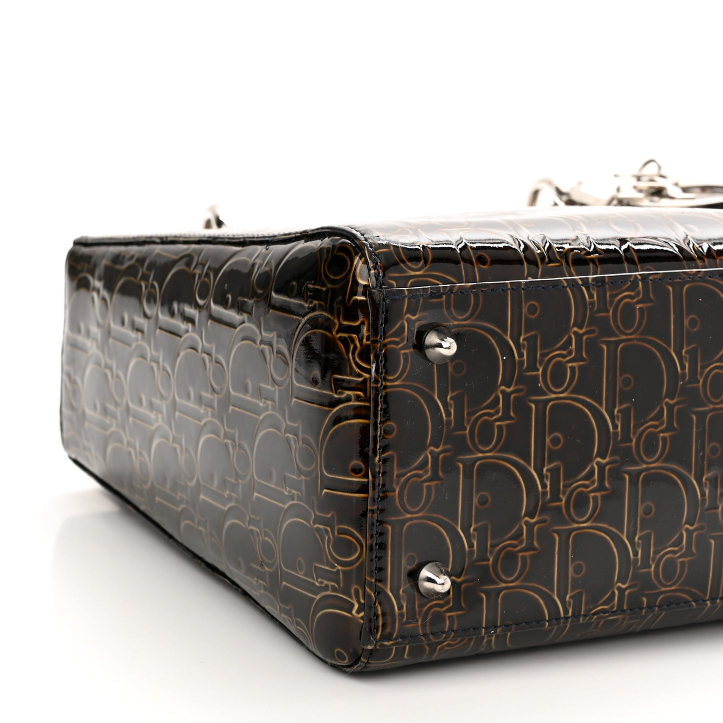 Patent Ultimate Medium Lady Dior Brown