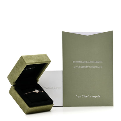 Van Cleef & Arpels 18K Yellow Gold Mother of Pearl Sweet Alhambra Bracelet 5 of 5