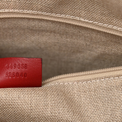 Gucci Soft Microguccissima Large Dome Satchel Red 7 of 8