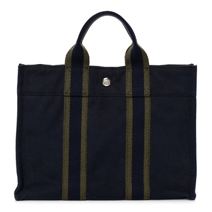 Hermes Canvas Fourre Tout PM Navy 1 of 10
