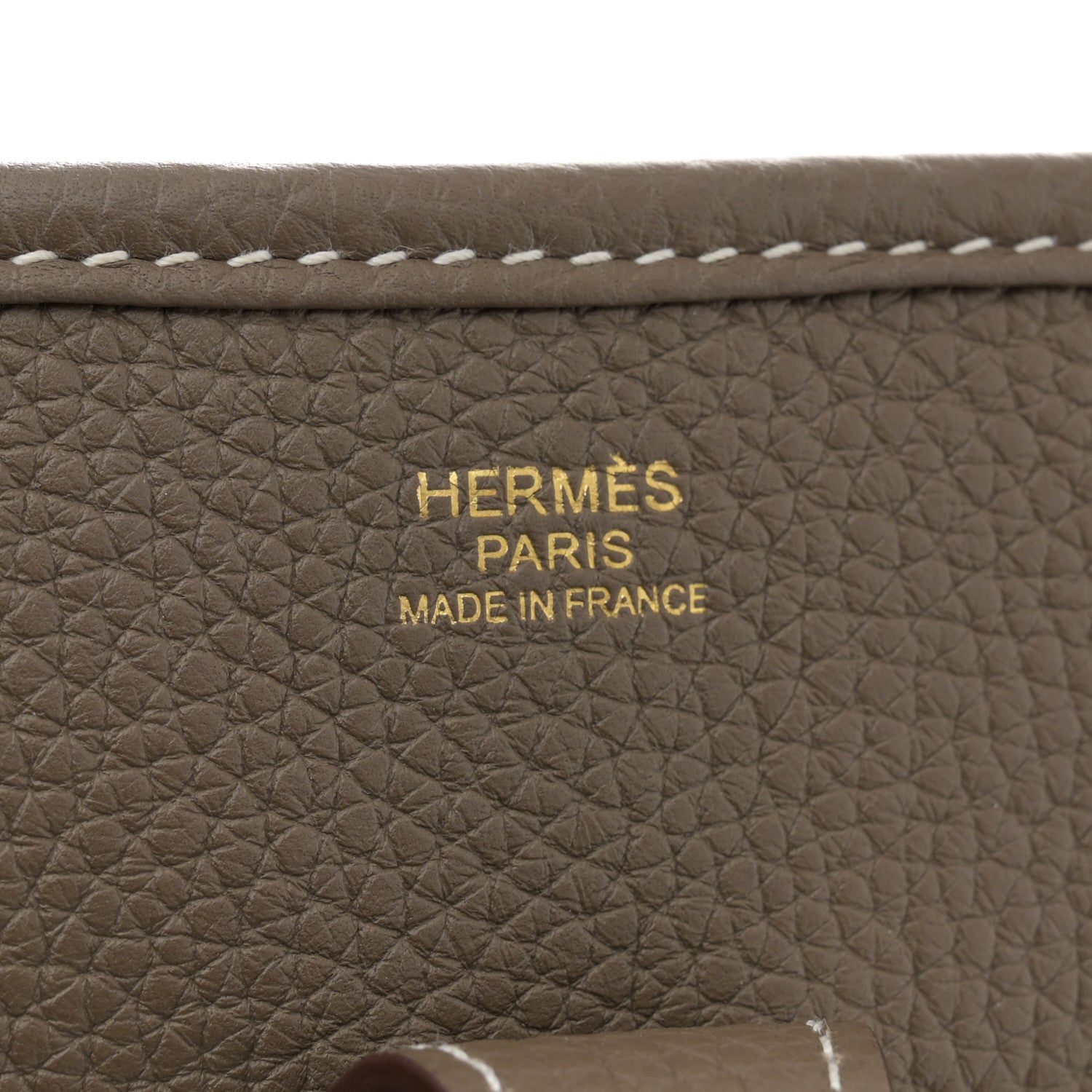 Hermes Taurillon Clemence Evelyne III PM Etoupe 6 of 11