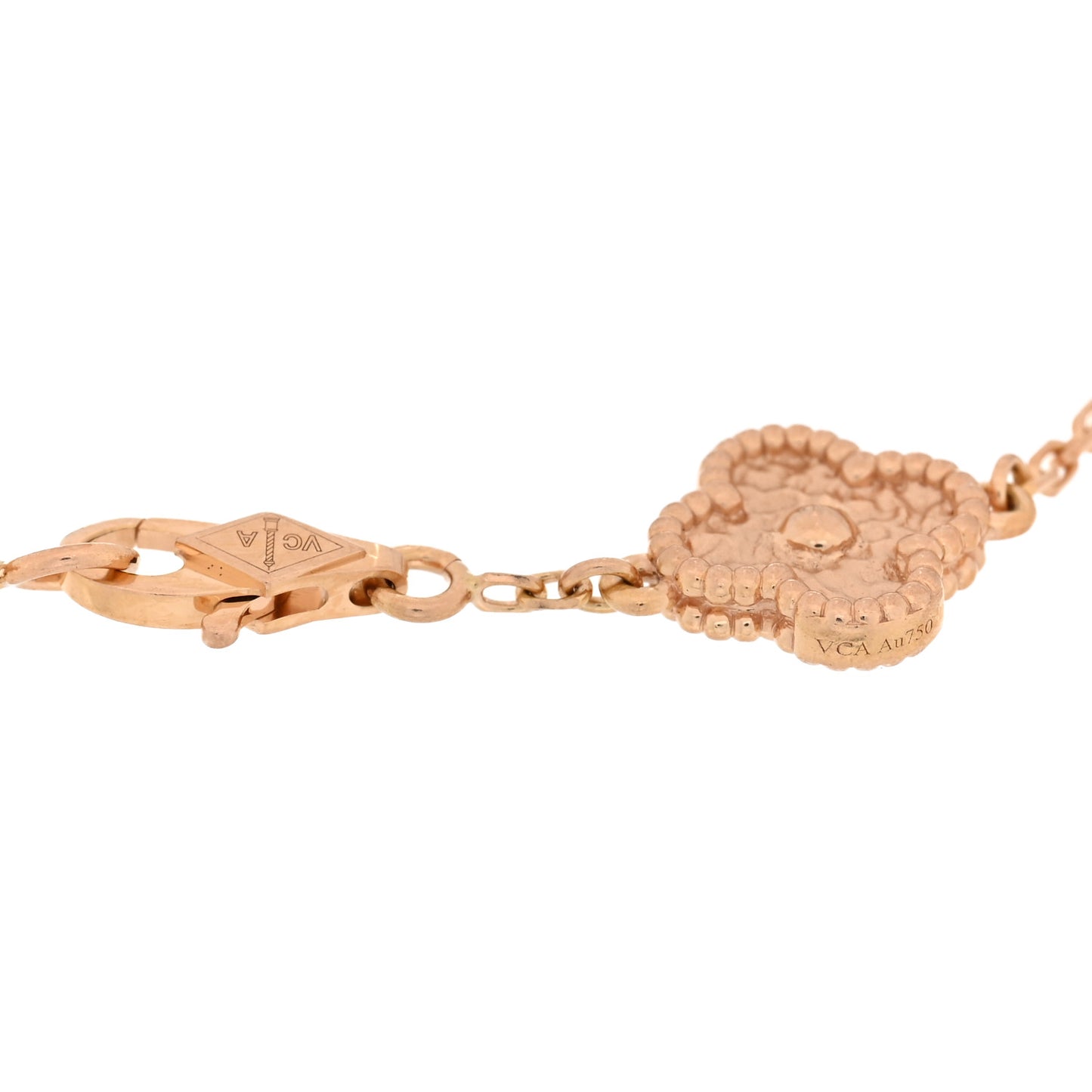 18K Rose Gold 6 Motifs Sweet Alhambra Bracelet