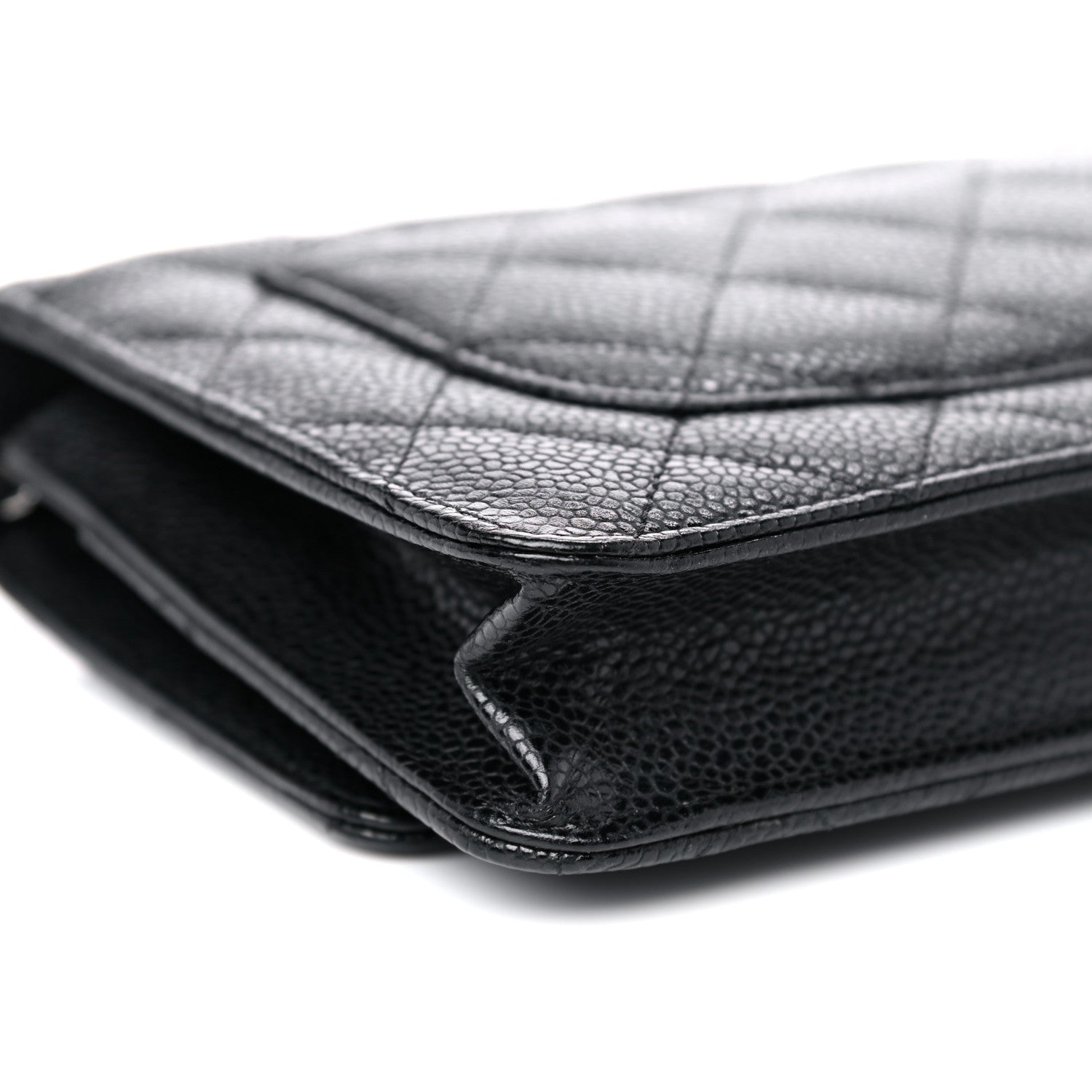 Chanel Caviar Quilted Wallet On Chain WOC Black 11 of 15