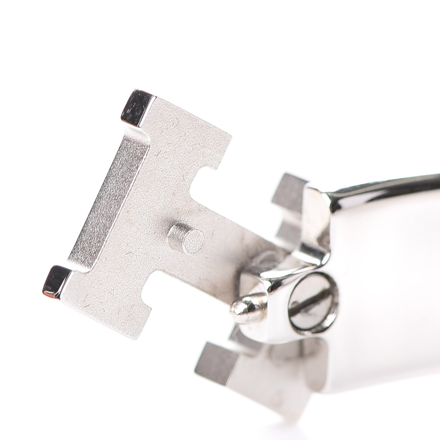 Enamel Narrow Clic Clac H Bracelet PM Gris Macadam