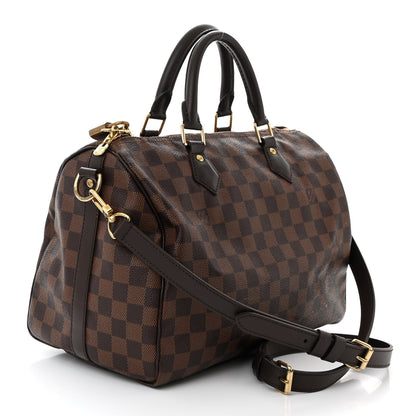 Louis Vuitton Damier Ebene Speedy Bandouliere 30 3 of 15