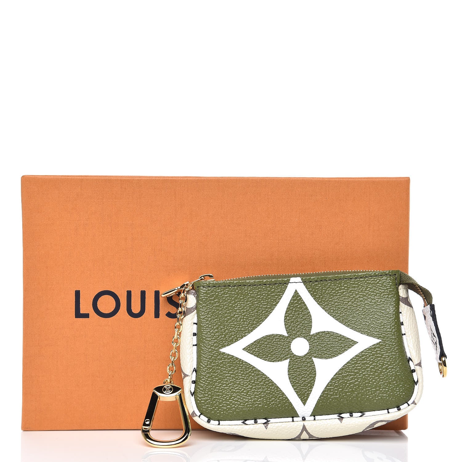 Louis Vuitton Monogram Giant Micro Pochette Accessories Kaki White 8 of 8