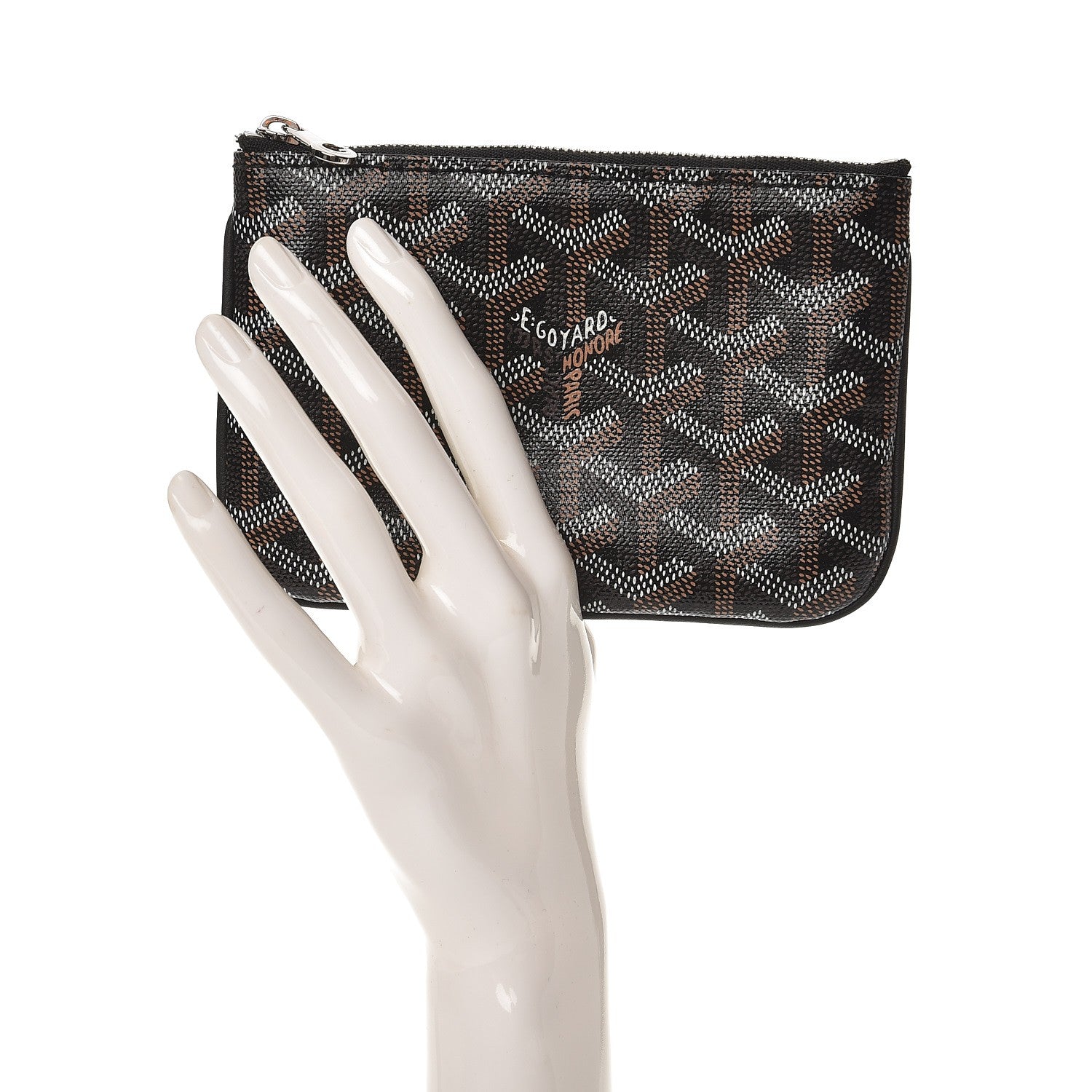 Goyard Goyardine Mini Senat Pochette Black 2 of 7